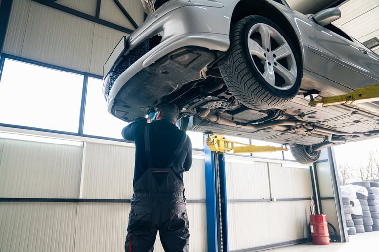 Car suspension service